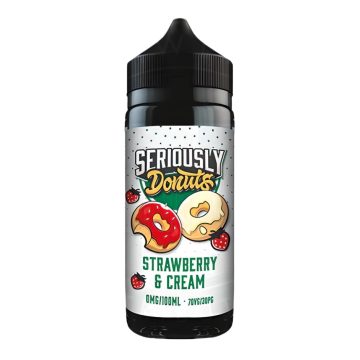 Seriously Donuts Strawberry & Cream, 100ml, Shortfill