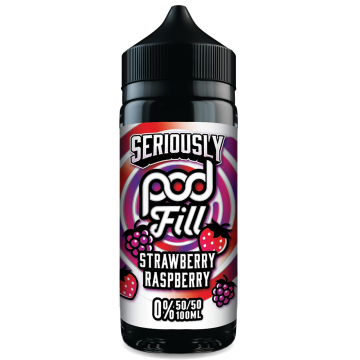Seriously Pod Fill Strawberry Raspberry, 100ml