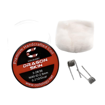 Handmade Dragon Skin Coil, Ni80, 2 Stk.